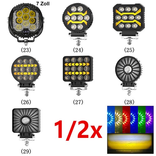 Led arbeitsscheinwerfer - 2x,