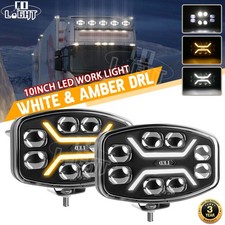2X ECE 9 Zoll Oval LED