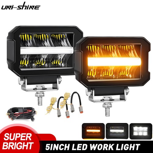 Led arbeitsleuchten - 2x, 4.5''